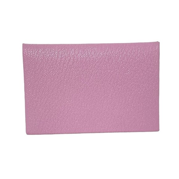 Auth HERMES Calvi - Mauve Sylvestre Veau Epsom D Card Case - Picture 8 of 11